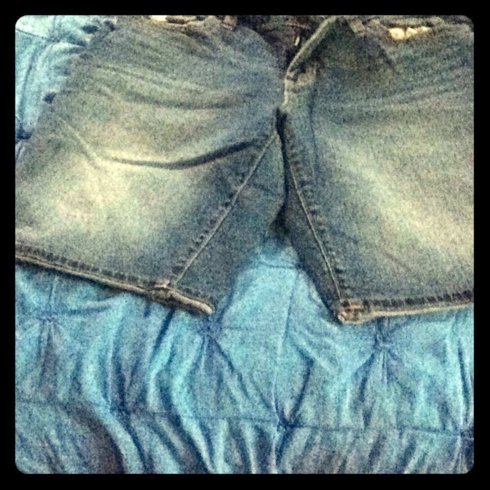 Denim shorts